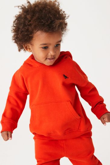 Red Next Soft Touch Jersey Hoodie (3mths-7yrs)