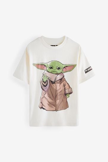 Baby Yoda Star Wars Short Sleeve T-Shirt (3-16yrs)