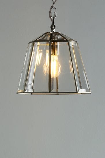 Brass Clayton Glass Ceiling Light Pendant