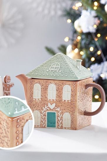 Cream Tea Pot Gingerbread