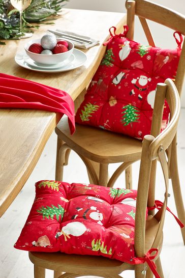 Christmas online seat cushions