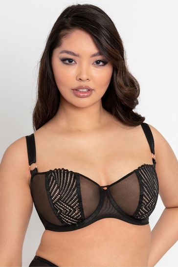 Buy Curvy Kate Scantilly Black Authority Balcony Bra from Next Luxembourg