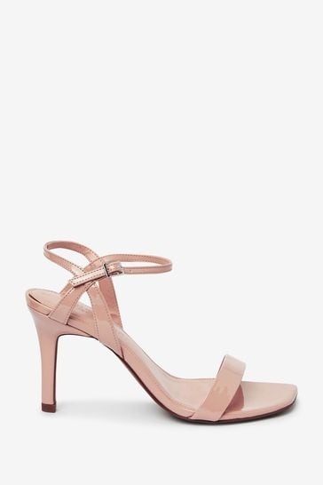Nude Pink Regular/Wide Fit Forever Comfort® Strappy Skinny Heel Sandals