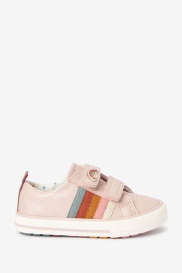 Muted Pink Rainbow Standard Fit (F) Trainers