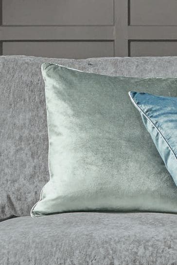 Grey/Green Square Nigella Cushion