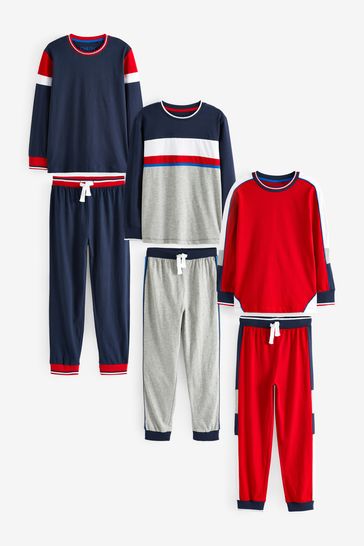 Red/Blue Next Pyjamas 3 Pack (3-16yrs)