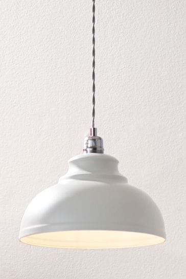 Grey Dixon Easy Fit Pendant Lamp Shade