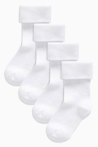 Buy Baby Socks Four Pack (0mths-2yrs) from Next Saudi Arabia