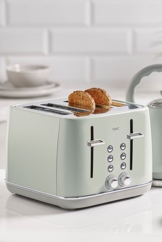 Sage Green 4 Slot Toaster