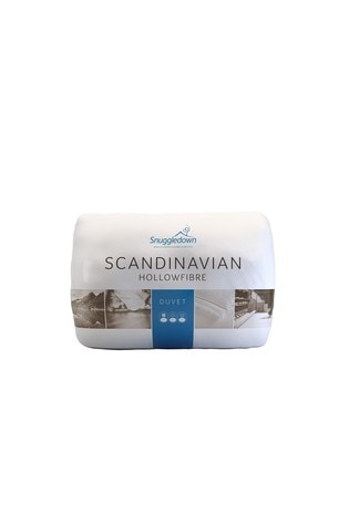Snuggledown Scandinavian Hollow Fibre 13.5 Tog White Duvet