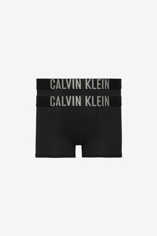 Calvin Klein Black Intense Power Boys Trunks 2 Pack