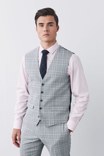 next.co.uk | Grey Check Suit: Waistcoat