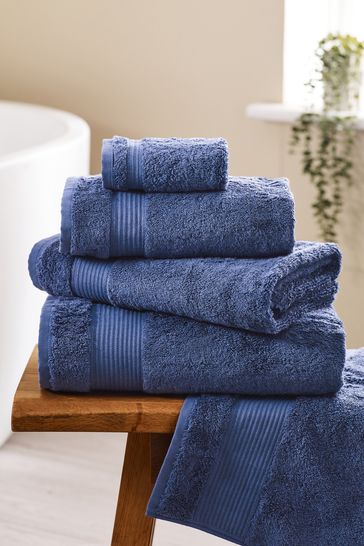 True Blue Egyptian Cotton Towel