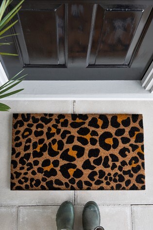 Buy Leopard Print Doormat From The Next Uk Online Shop
