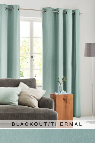 Buy Eyelet Blackout Thermal Cotton Curtains From Next Ireland