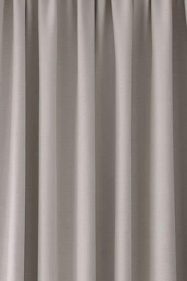 Laura Ashley Dove Grey Stephanie Blackout/Thermal Blackout Lined  Eyelet Curtains