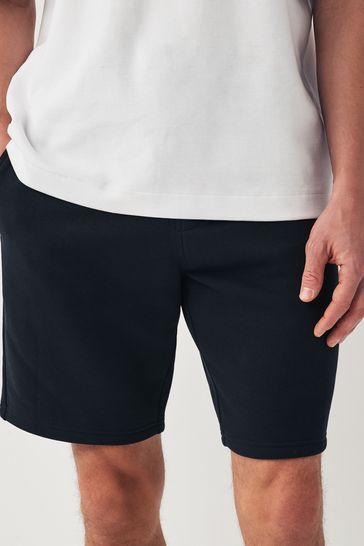 Black Soft Fabric Jersey Shorts