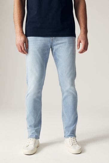 Blue Pale Slim Fit Classic Stretch Jeans