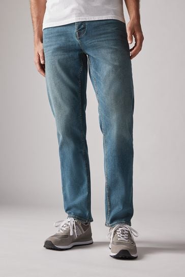 Blue Mid Vintage Slim Fit Motion Flex Jeans
