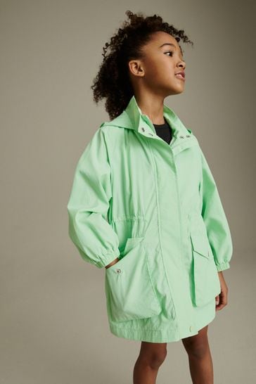 Green Shower Resistant Cagoule (3-16yrs)