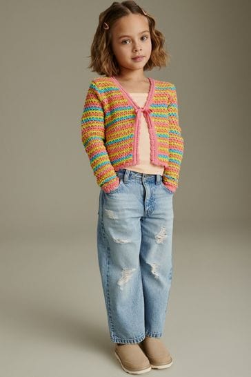 Rainbow Crochet Cardigan (3-16yrs)