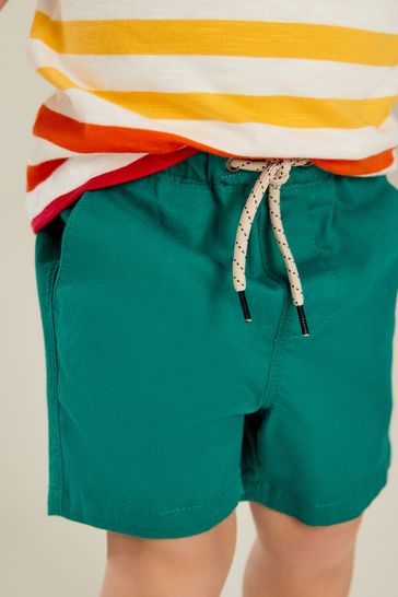 Dark Green Pull-On Shorts (3mths-7yrs)