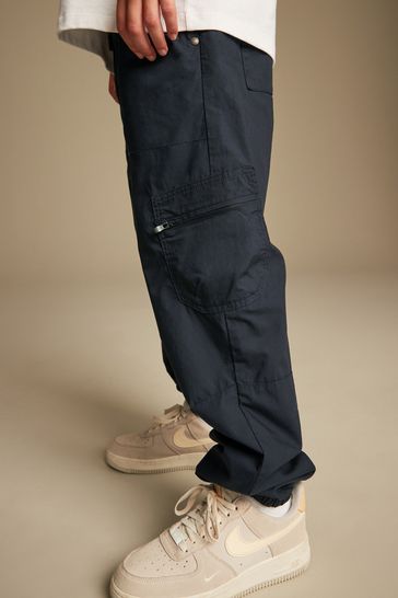 Navy Lined Cargo Trousers (3-16yrs)