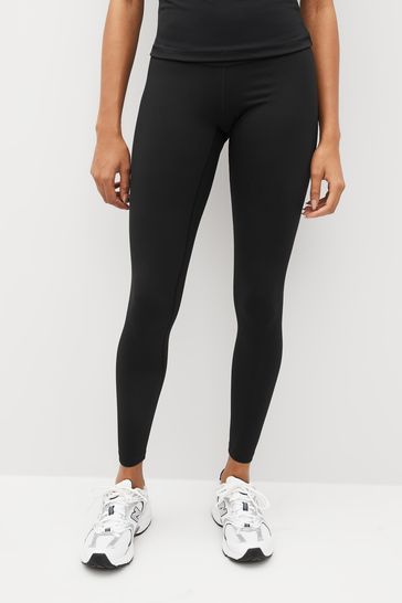 Negro Next Active Sports Tummy Control Alto Waisted Full Length Sculpting Leggings