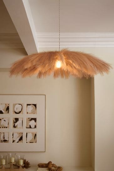 Natural Pampas Large Easy Fit Lamp Shade