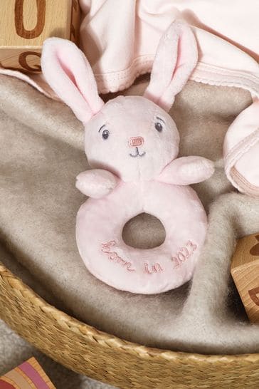 Buy Born In Pink Bunny Baby Rattle from the Next UK online shop