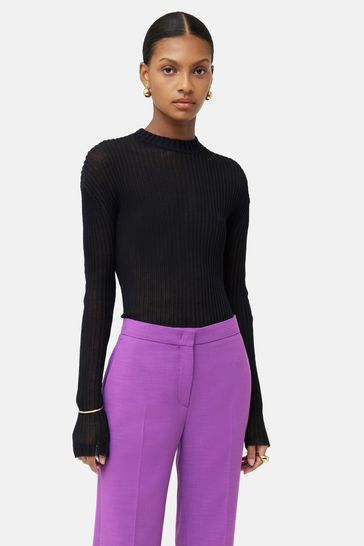 Jigsaw hot sale black jumper