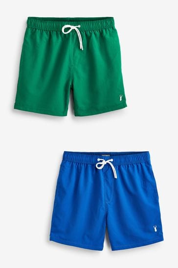 Cobalt Blue/Tennis Green 2 pack Swim Shorts