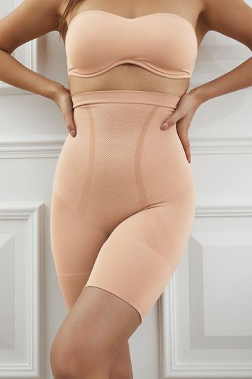 Nude Seamless Firm Tummy Control Thigh Smoother