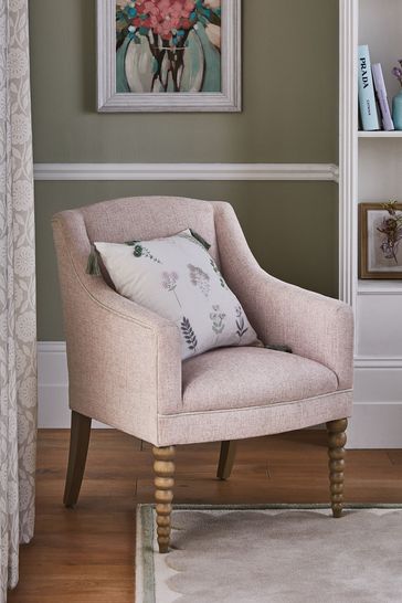 Accent chair best sale blush pink