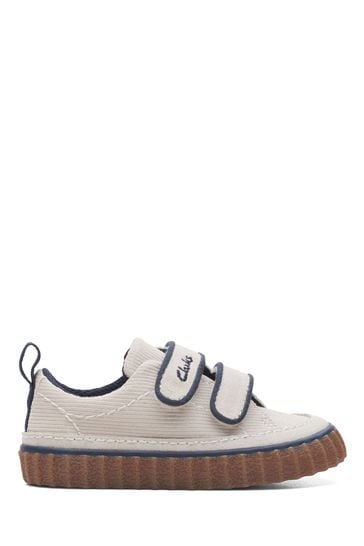 Clarks Blue Multi Fit Toddler 2 Strap Trainers
