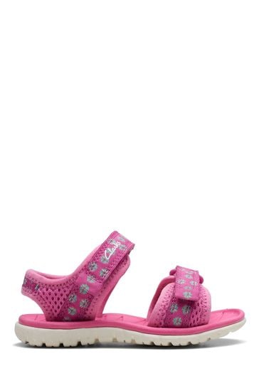 Buy Clarks Pink Toddler Surfing Tide Water Sandals from Next