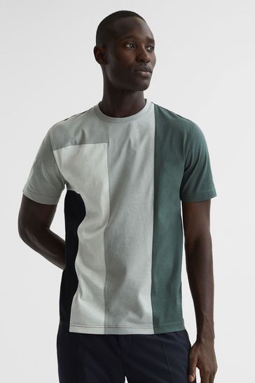 Green muscle deals fit shirt