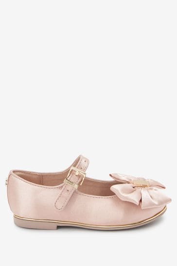 Buy Baker by Ted Baker Satin Bow Mary Jane Shoes from Next Luxembourg