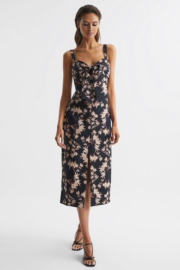 Black floral shop dress next