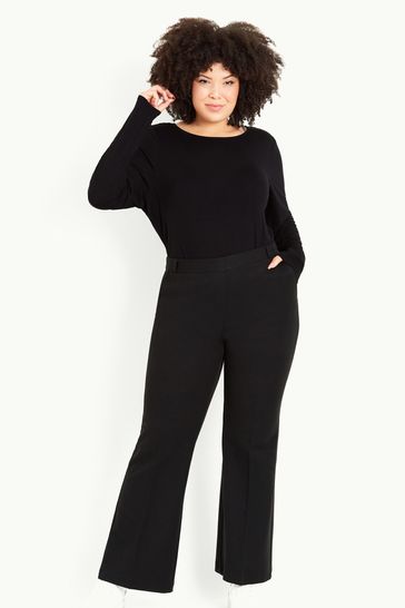 Buy Evans Picasso Black Trousers from Next Malta
