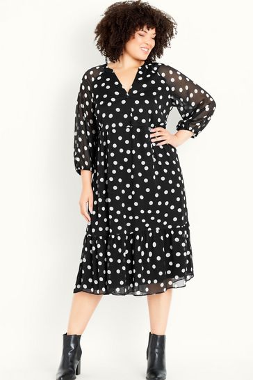 Evans polka best sale dot dress