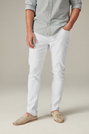 White Skinny Essential Stretch Jeans