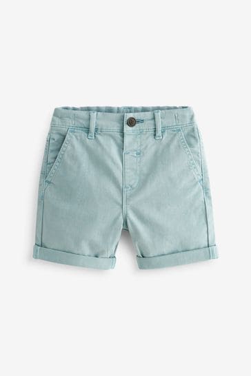 Light Blue Washed Chinos Shorts (12mths-16yrs)