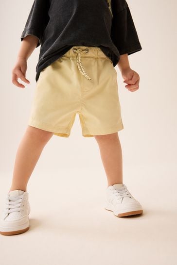 Pale Yellow Pull-On Shorts (3mths-7yrs)