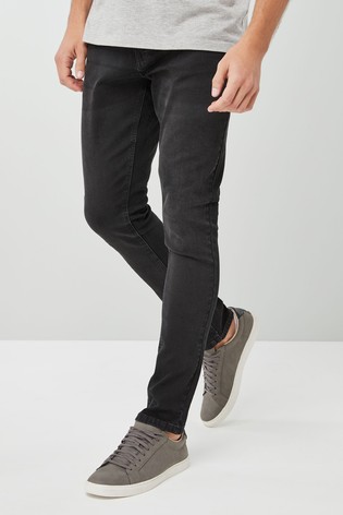 Black Super Skinny Fit Essential Stretch Jeans