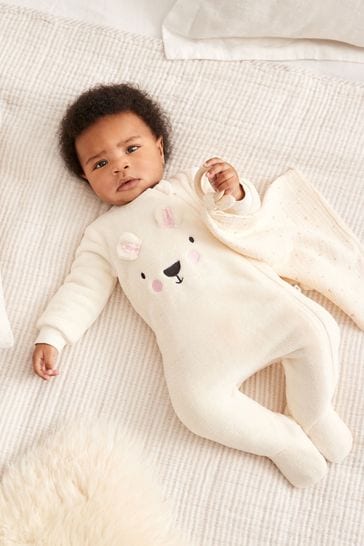 Buy Next Fleece Baby Sleepsuit from the Next UK online shop