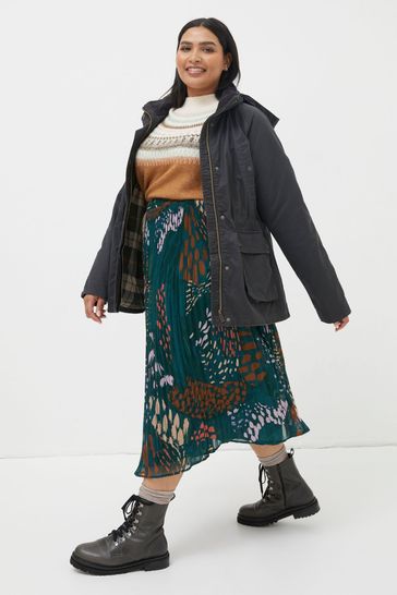 FatFace Black Sussex Heritage Coat