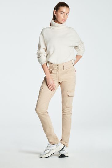 Stone Natural Lift, Slim And Shape Slim Cargo Jeans