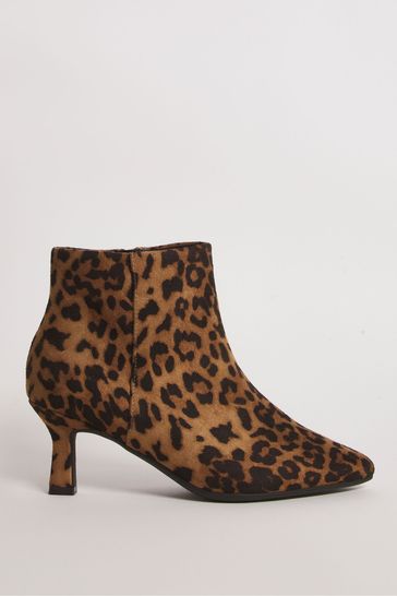 Buy JD Williams Extra Wide Fit Animal Leopard Kitten High Heel