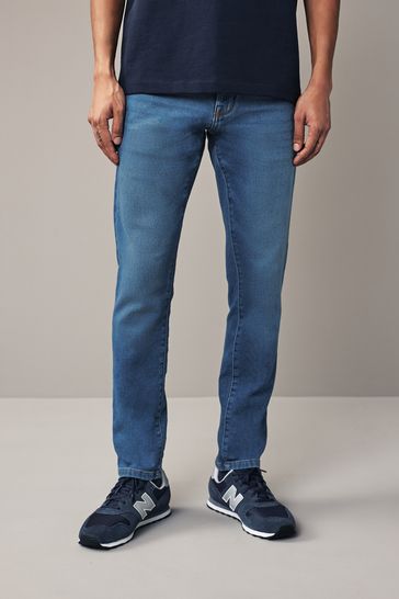 Blue Bright Skinny Fit Comfort Stretch Jeans